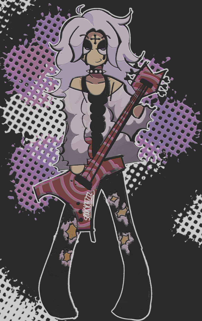 bad_link cookie_run cookie_run:_kingdom cookie_run:_ovenbreak goth_fashion highres humanization humanized rockstar_cookie spookycatzzz