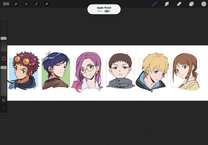 2girls 4boys digimon digimon_adventure_02:_the_beginning glasses hida_iori ichijouji_ken inoue_miyako motomiya_daisuke multiple_boys multiple_girls takaishi_takeru yagami_hikari
