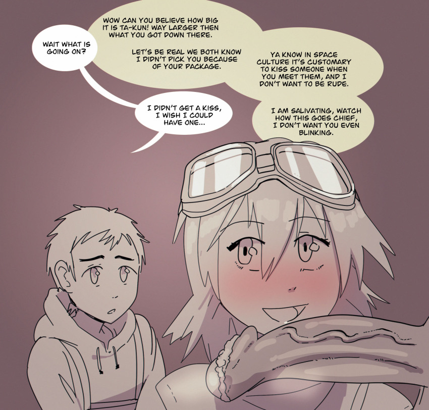 flcl hasselnut nandaba_naota netorare penis samejima_mamimi smegma tagme