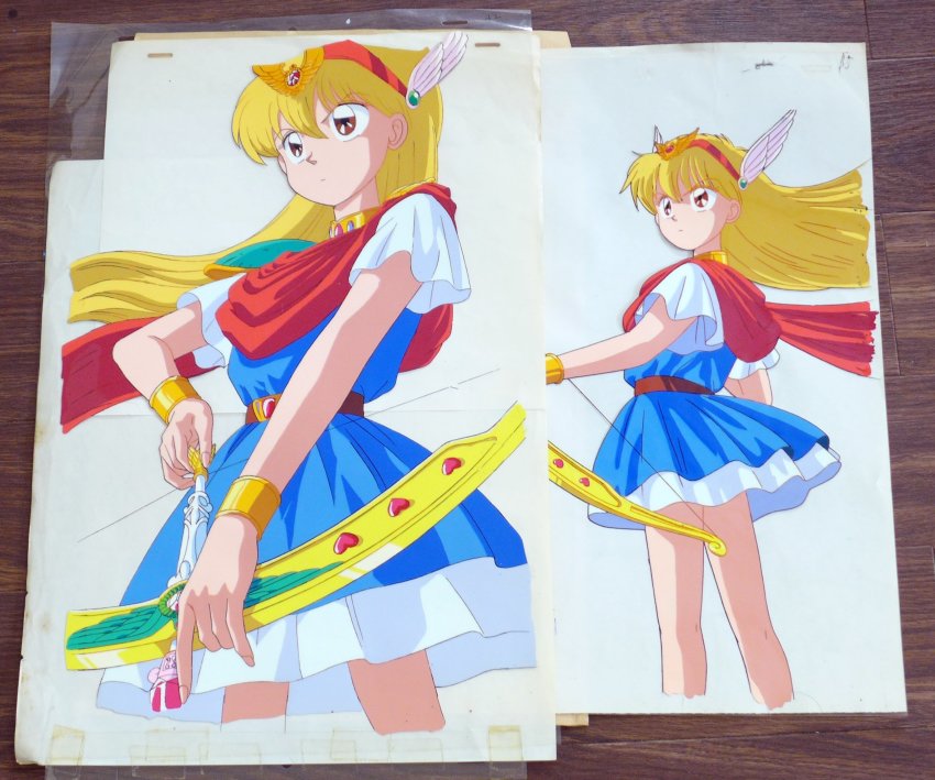 akazukin_chacha arrow_(projectile) blonde_hair bow cel highres magical_princess tagme