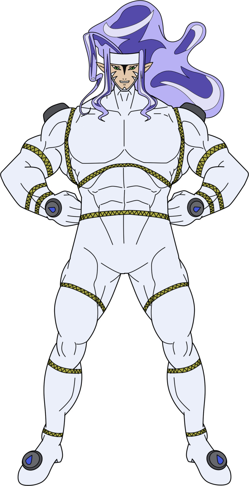 1boy absurdres alternate_form digimon digimon_(creature) highres male_focus manly muscular muscular_male solo splashmon splashmon_darkness_mode