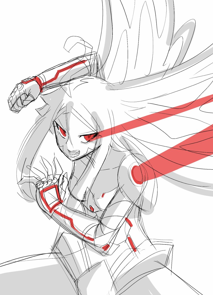 1girl angry attack breasts bug butterfly butterfly_wings digimon digimon_(creature) highres hudiemon insect insect_wings looking_at_viewer medium_breasts open_mouth ph6xeivbgpimggg red_eyes red_lining thick_thighs thighhighs thighs wings