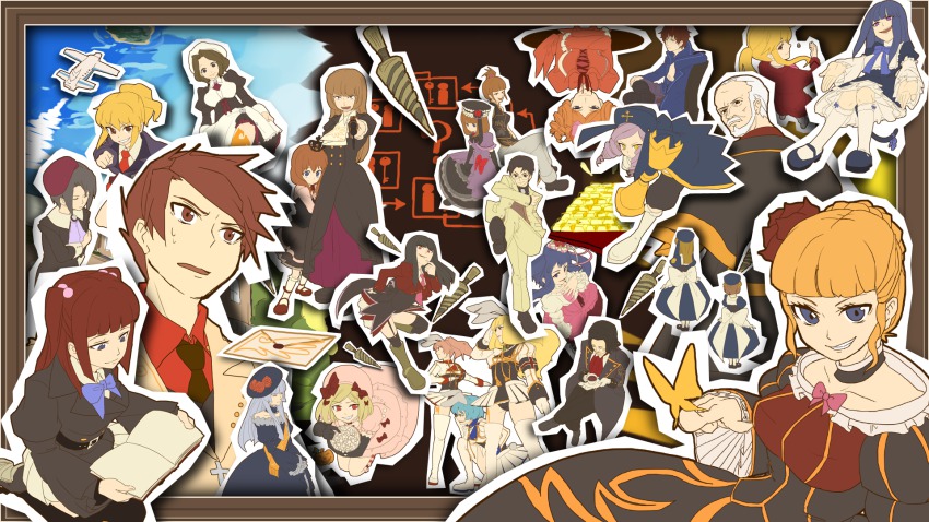 6+boys 6+girls ajiko_ajio animal_ears ascot bad_id bad_pixiv_id beatrice_(umineko) black_hair blonde_hair blue_eyes blue_hair book boots brown_eyes brown_hair cat_tail chiester00 chiester410 chiester45 chiester_sisters cornelia_(umineko) dlanor_a._knox dress eva_beatrice flower food frederica_bernkastel furudo_erika gaap_(umineko) gertrude_(umineko) hair_bobbles hair_flower hair_ornament hat highres kanon_(umineko) lambdadelta letter lucifer_(umineko) multiple_boys multiple_girls necktie no_naku_koro_ni_(series) open_book orange_hair pink_hair ponytail popcorn purple_hair rabbit_ears red_eyes red_hair ronove_(umineko) ryukishi07 shannon_(umineko) stake stakes_of_purgatory tail thigh_boots thighhighs twintails umineko_no_naku_koro_ni ushiromiya_ange ushiromiya_battler ushiromiya_eva ushiromiya_george ushiromiya_jessica ushiromiya_kinzou ushiromiya_lion ushiromiya_maria ushiromiya_rosa virgilia_(umineko) white_hair willard_h._wright