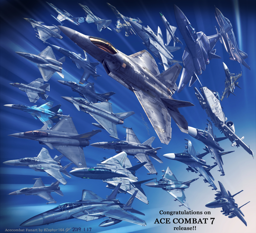 a-10 a-10_thunderbolt_ii ace_combat ace_combat_7:_skies_unknown air_supreriority_fighter aircraft artist_name attack_aircraft autocannon camouflage canards cannon close_air_support commentary_request dassault_mirage_2000 dassault_rafale dated delta_wing destruction english_text eurofighter_typhoon f-104 f-104_starfighter f-14 f-14_tomcat f-15 f-15_eagle f-15e_strike_eagle f-15j f-16 f-16_fighting_falcon f-18 f-18_hornet f-22 f-22_raptor f-35 f-35_lightning_ii f-4_phantom_ii fighter-bomber fighter_aircraft flying forward-swept_wing gatling_gun gau-8_avenger gun gunship helmet highres interceptor_aircraft interdictor light_bomber mig-21 mig-29 mig-31 military military_vehicle mirage_2000 missile mitsubishi_f-2 multiple-barrel_gun multirole_combat_aircraft osean_flag pilot_helmet realistic rotary_cannon roundel saab_gripen strike_fighter su-30 su-32 su-33 su-34 su-35 su-37 su-47_berkut su-57 vehicle_focus weapon yf-23 zephyr164