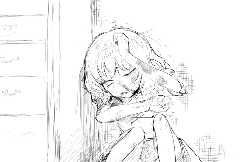 beaten blood crying highres ryona tatara_kogasa touhou