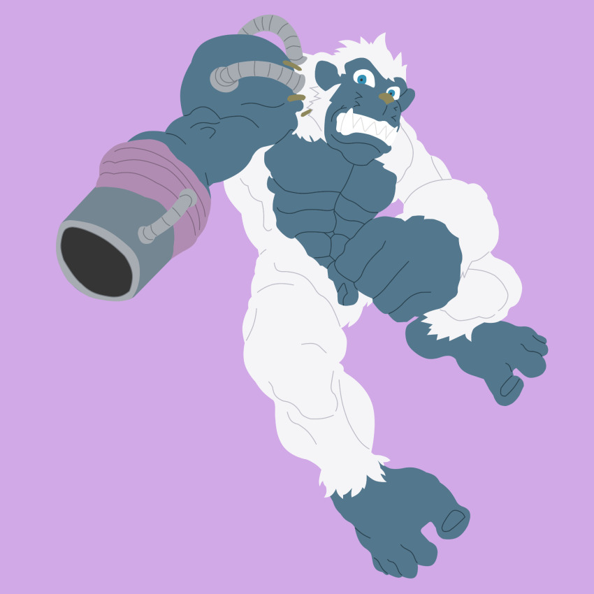 1boy cannon digimon digimon_(creature) gorilla gorimon highres male_focus solo