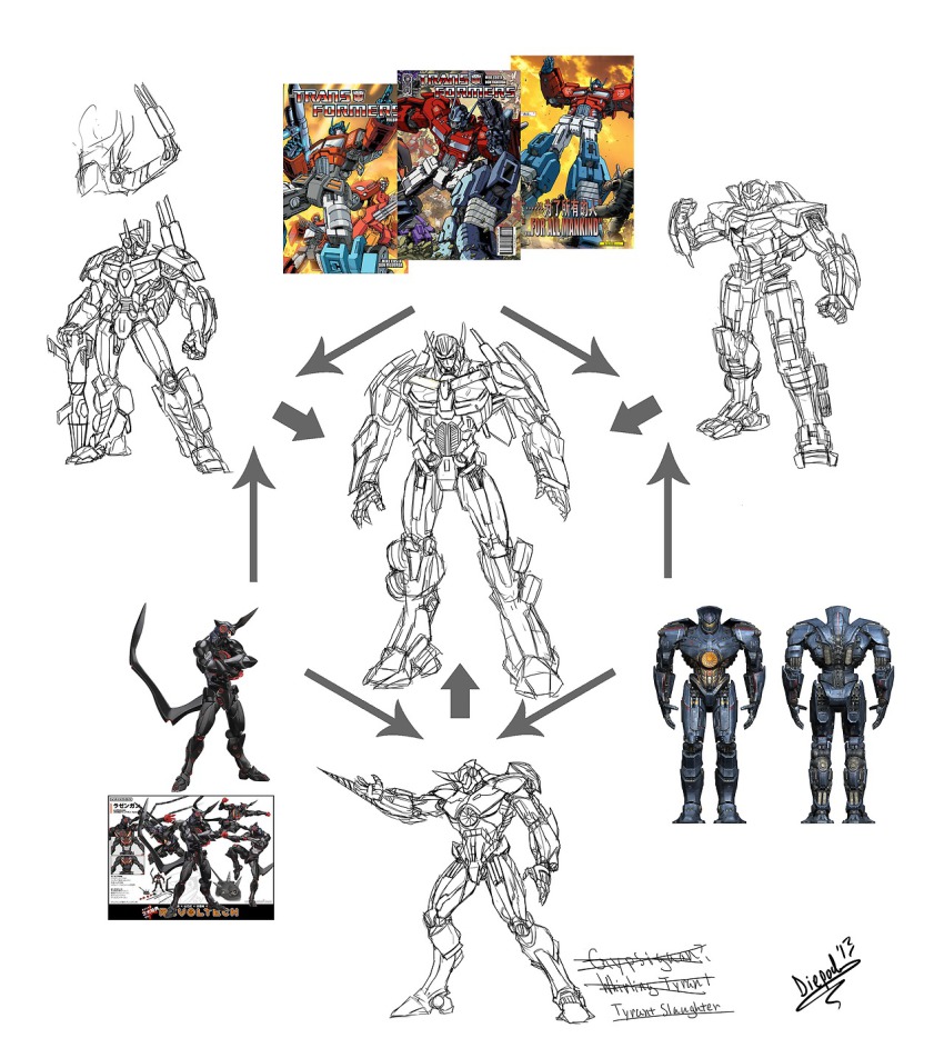 00s cannon chest_cannon crossover diepod directed-energy_weapon energy_cannon energy_weapon fusion gipsy_danger hexafusion highres jaeger_(pacific_rim) lazengann legendary_pictures lineart mecha monochrome multiple_crossover no_humans nuclear_vortex_turbine optimus_prime pacific_rim pan_pacific_defense_corps robot template tengen_toppa_gurren_lagann transformers weapon