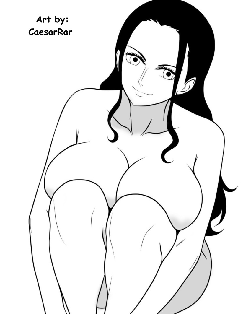 1girl absurdres breasts caesarrar highres huge_breasts long_hair nico_robin one_piece