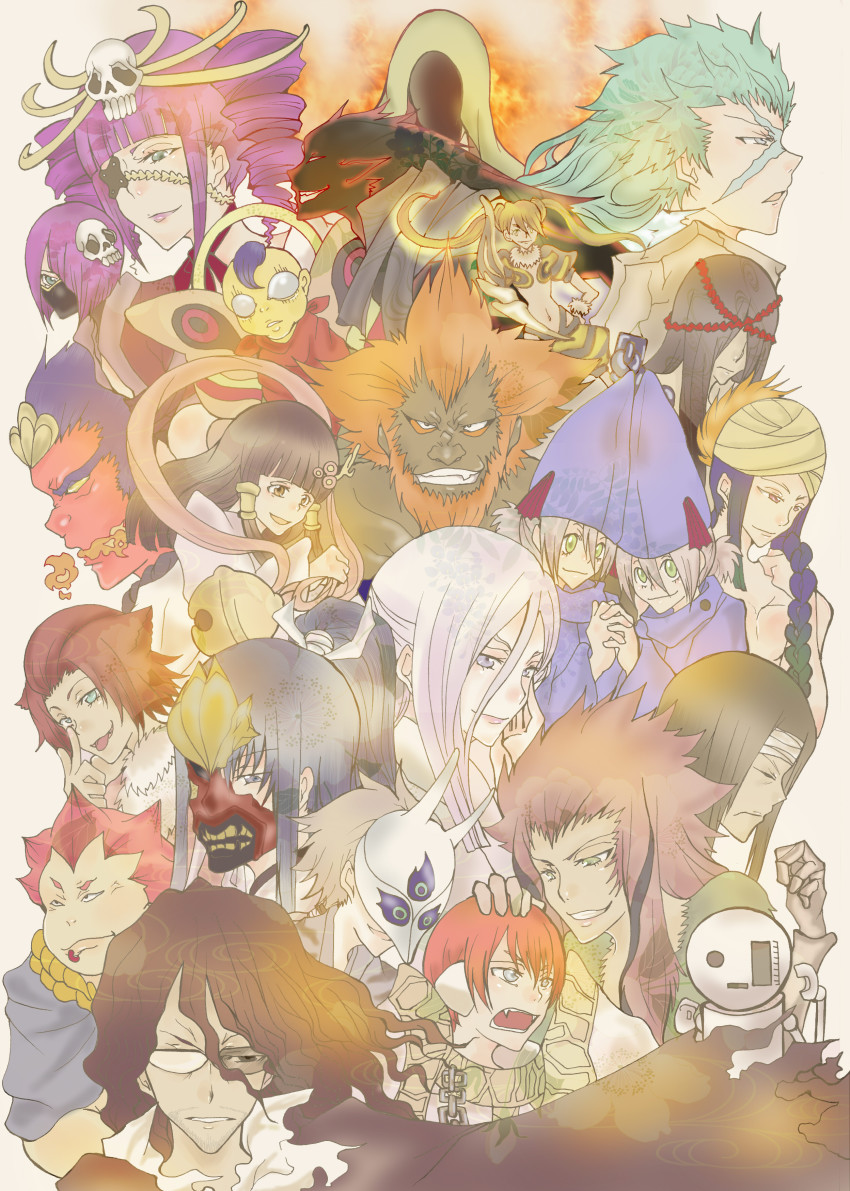 absurdres ashisogijizo bleach bleach:_zanpakutou_ibun_hen gegetsuburi gonryoumaru haineko highres hisagomaru houzukimaru hyourinmaru katen_kyoukotsu kazeshini minazuki moonshinemituki ruirokujaku senbonzakura sode_no_shirayuki sougyo_no_kotowari suzumebachi tagme tenken tobiume wabisuke zabimaru zangetsu_(bleach)