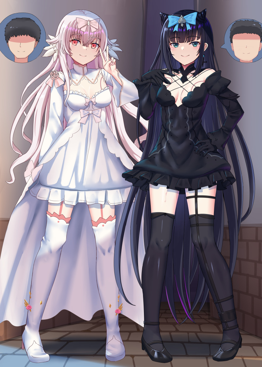 absurdres arcaea highres hikari_(arcaea) hikari_(fatalis)_(arcaea) non-web_source possessed tairitsu_(arcaea) tairitsu_(tempest)_(arcaea)