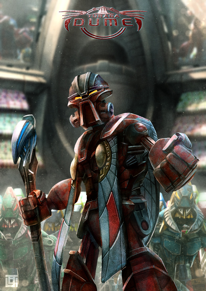 absurdres bionicle blue_cape blurry blurry_background bordakh_(bionicle) cape character_name clenched_hand dume_(bionicle) head_tilt highres humanoid_robot kanohi_(bionicle) keerakh_(bionicle) kozsen_810290 looking_at_viewer mask nuurakh_(bionicle) orange_eyes red_eyes robot rorzakh_(bionicle) the_lego_group vorzakh_(bionicle) zadakh_(bionicle)
