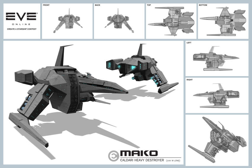 3d advanced_ship_(eve_online) blueprint_(medium) caldari_state_(eve_online) commentary concept_art copyright_name cosmos6173 destroyer_(eve_online) eve_online floating from_above from_behind from_below from_side glowing grey_theme highres logo md5_mismatch military military_vehicle multiple_views no_humans original resolution_mismatch science_fiction shadow source_larger spacecraft spaceship tactical_destroyer_(eve_online) tech_3_ship_(eve_online) vehicle_focus white_background