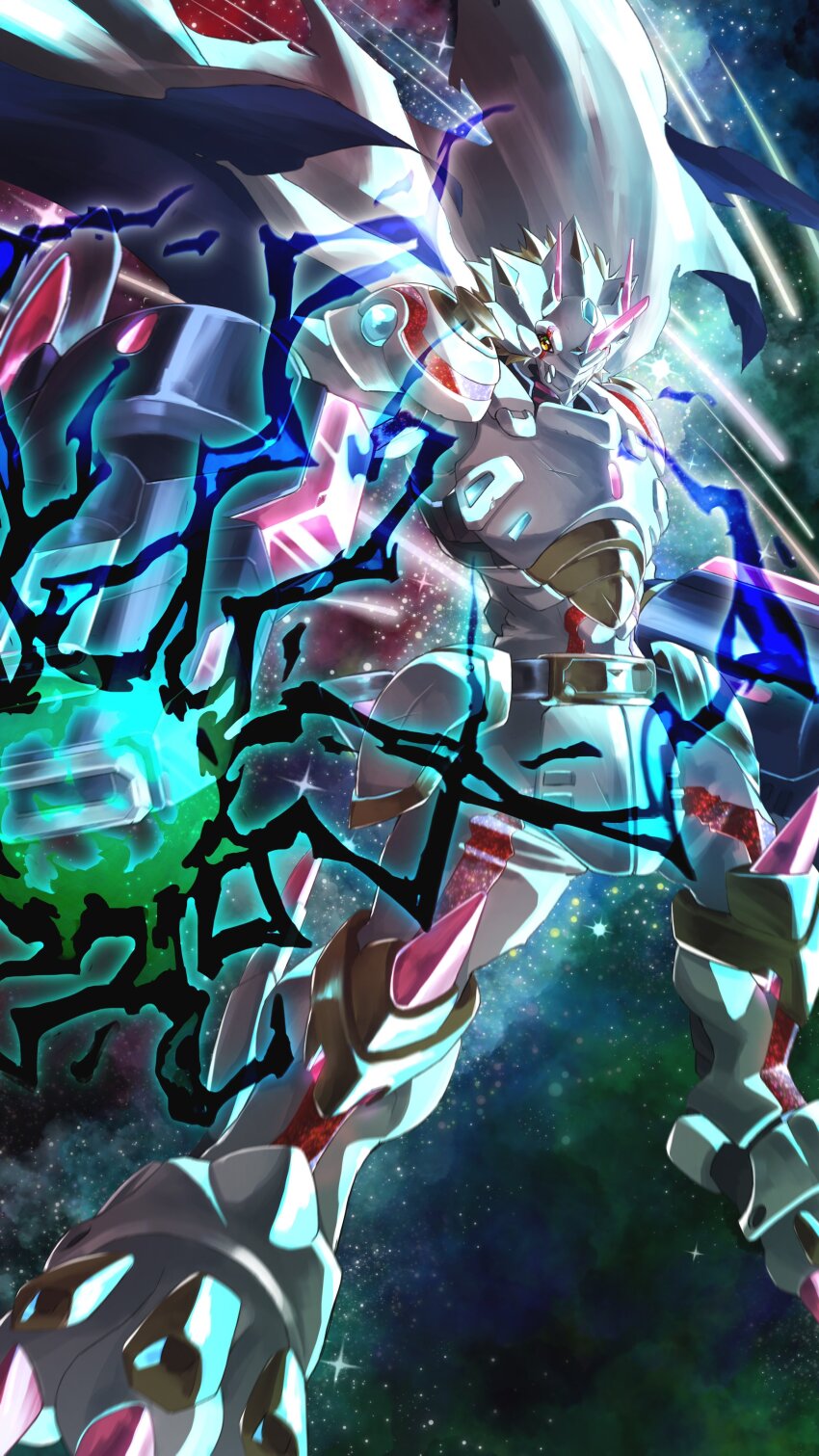 1boy absurdres digimon digimon_(creature) digimon_ghost_game dragon_boy highres male_focus siriusmon solo