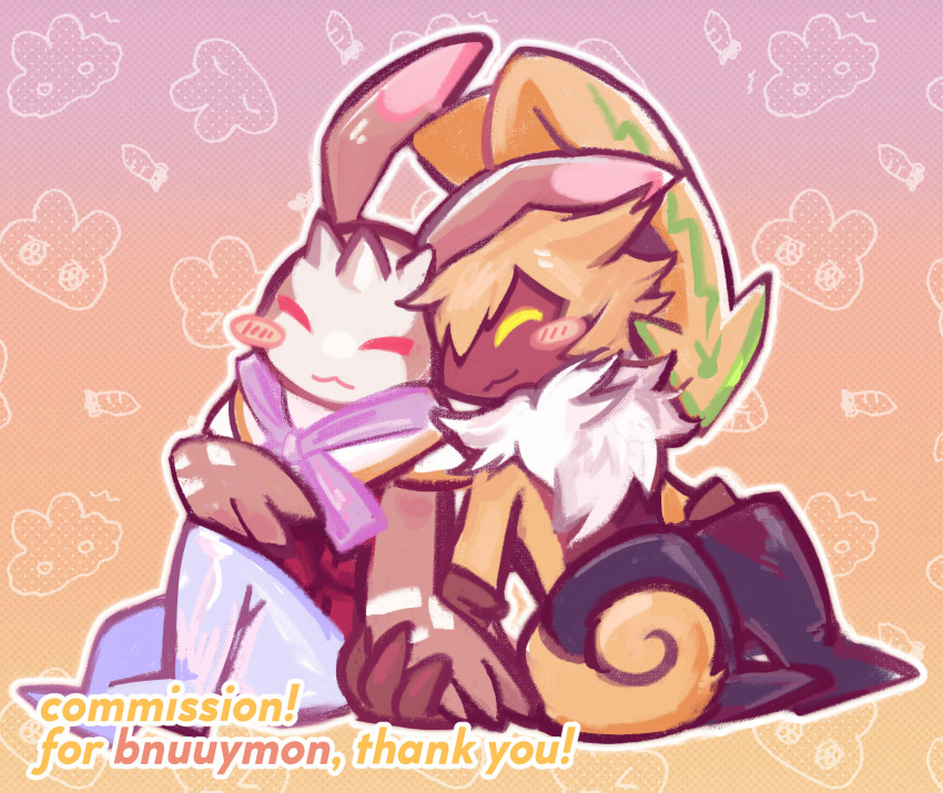 andiramon_(deva) belt digimon digimon_(creature) horns long_ears scarf symbareangoramon