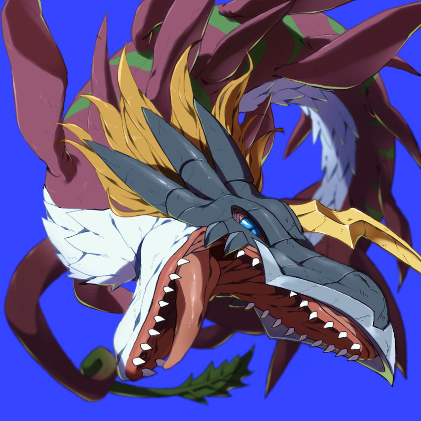 digimon digimon_(creature) dragon highres sharp_teeth solo tail teeth waruseadramon