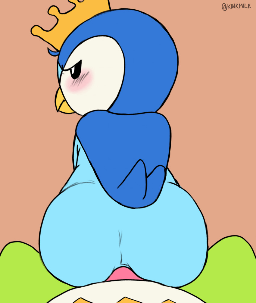 2boys absurdres anal animated animated_gif artist_request ass blush bouncing_ass crown flat_color furry furry_with_furry gen_3_pokemon gen_4_pokemon highres interspecies kecleon kinkmilk multiple_boys nintendo piplup pokemon pokemon_(creature) pov pov_crotch power_bottom sex yaoi