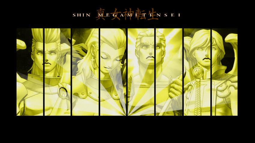 angel angel_wings atlus fdq_(artist) gabriel highres persona persona_2 raphael_(tmnt) shin_megami_tensei tagme uriel wings