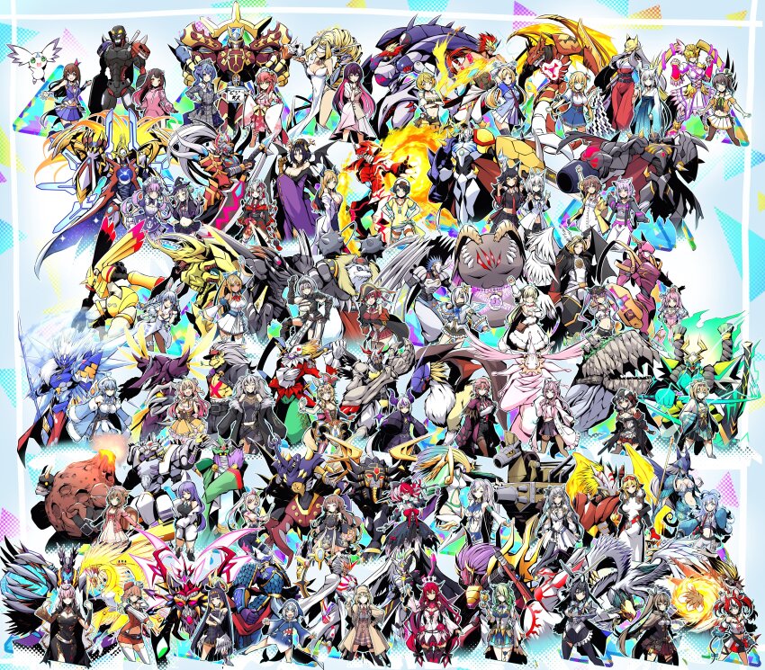 absurdres ancientbeatmon ancientgarurumon ancientgreymon ancientirismon ancientmermaimon ancientsphinxmon ancienttroiamon ancientvolcamon ancientwisemon armor bagramon bancholeomon belialvamdemon belphemon belphemon_sleep_mode breasts bug cherubimon cherubimon_(virtue) chronomon chronomon_holy_mode culumon death-x-mon demon demon_girl digimon digimon_(creature) exoskeleton fallen_angel floating fox_mask full_armor gaiamon_(appmon) gaioumon gaioumon_itto_mode gankoomon gankoomon_x-antibody gracenovamon grandiskuwagamon griffomon heraklekabuterimon hexeblaumon hiandromon highres horns hououmon hououmon_x-antibody japanese_clothes kazuchimon kingwhamon large_breasts lilithmon long_hair lordknightmon lovelyangemon lucemon_falldown_mode mark_of_evil mask mastemon medium_breasts megidramon miko neptunemon ogudomon ogudomon_x-antibody omegamon omegamon_zwart piemon rapidmon_(armor) rasenmon rhinoceros_beetle robot sakuyamon sakuyamon_miko_mode sharp_teeth shinegreymon shinegreymon_burst_mode slashangemon sleipmon small_breasts susanoomon teeth tyrantkabuterimon valdurmon venusmon vikemon wings