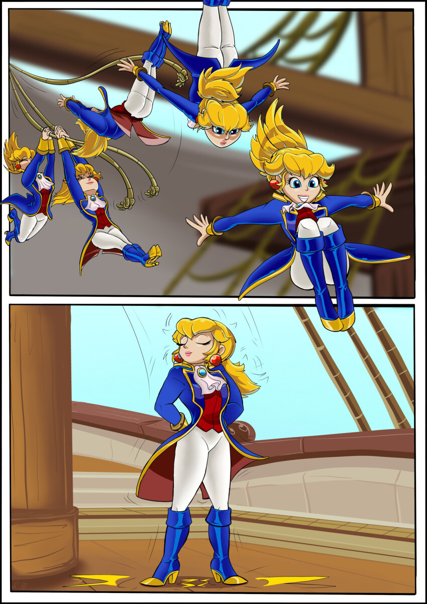 boots highres knee_boots m-d-47 mario_(series) nintendo princess_peach princess_peach:_showtime! swordfighter_peach