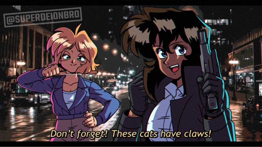 gunsmith_cats highres minnie_may_hopkins rally_vincent superdeionbro tagme