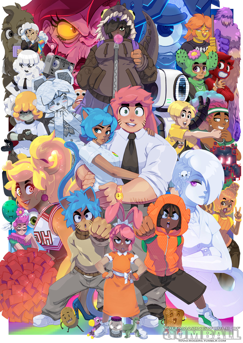 alan_keane anais_watterson anton_(tawog) banana_joe_(tawog) bobert carmen_verde carrie_krueger cartoon_network daisy_the_donkey darwin_watterson gumball_watterson hector_jotunheim highres humanization idaho_(tawog) jamie_russo juke_(tawog) leslie_(tawog) masami_yoshida mr._small_(tawog) nicole_watterson nigel_brown non-web_source ocho_(tawog) ocho_tootmorsel penny_fitzgerald reptile richard_watterson rob_(tawog) sarah_g._lato steven_small sussie_(tawog) teri_(tawog) the_amazing_world_of_gumball tina_rex tobias_wilson tovio_rogers turtle william_(tawog)