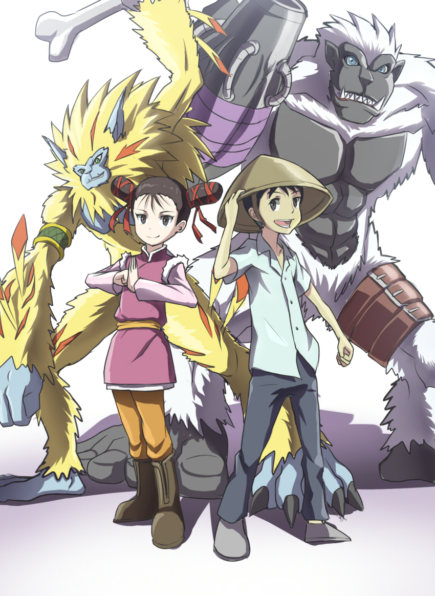 dien digimon digimon_adventure_02 gorimon hanumon tagme yuehon