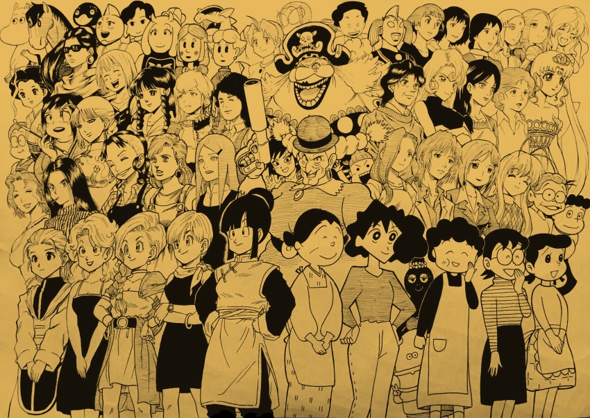 10s 6+girls ^_^ ahoge anna_rossi annotated arm_up asari-chan ashibe&#039;s_mother asteea atashin&#039;chi bakabon&#039;s_mother barbamama barbapapa battle_tendency bellemere bianca_(dq5) bird bishoujo_senshi_sailor_moon bleach blush_stickers boku_no_hero_academia bowler_hat braid breasts bulma carla_yeager charlotte_linlin chi-chi_(dragon_ball) chibi_maruko-chan chinese_clothes cigarette clannad cleavage cleft_chin closed_eyes commentary_request crayon_shin-chan crescent crescent_facial_mark crossover delia_ketchum dokonjou_gaeru dola_(laputa) doraemon double_bun dr._slump dragon_ball dragon_quest dragon_quest_dai_no_daibouken dragon_quest_roto_no_monshou dragon_quest_v dragonball_z dress earrings eureka_(eureka_seven) eureka_seven_(series) eureka_seven_ao facial_mark fullmetal_alchemist furukawa_sanae gake_no_ue_no_ponyo gen_1_pokemon gine gintama glasses gun gundam haha_o_tazunete_sanzenri hair_bun hair_ornament hairclip hajime_no_ippo hamano_sango hana_(ookami_kodomo) handgun hands_on_own_face hat highres hinawa holding holding_smoking_pipe hoop_earrings horns horse hunter_x_hunter ikari_yui ink_(medium) isono_fune jarinko_chie jewelry jojo_no_kimyou_na_bouken kaa-chan kaasan_(mainichi_kaasan) kamaria_ray kaname_junko kangaskhan karakai_jouzu_no_(moto)_takagi-san karakai_jouzu_no_takagi-san katekyo_hitman_reborn! kinniku_sayuri kinnikuman kiseru kiteretsu_daihyakka kouka_(gintama) kudou_yukiko kumada_koyuri kurosaki_masaki kuujou_holly lee_(dragon_garou) lipstick lisa_(ponyo) lisa_lisa mahou_shoujo_madoka_magica mahou_shoujo_madoka_magica_(anime) mainichi_kaasan makeup makunouchi_hiroko matsuno_matsuyo mature_female medium_breasts meitantei_conan midori_no_makibaoo midoriko_(midori_no_makibaoo) midoriya_inko mito_freecss mobile_suit_gundam monochrome moomin moominmamma mother&#039;s_day mother_(atashin&#039;chi) mother_(series) mother_2 mother_3 mother_of_ultra multiple_crossover multiple_girls naruto naruto_(series) neckerchief neo_queen_serenity neon_genesis_evangelion ness&#039;s_mother nintendo nishikata_chii nobi_tamako nohara_misae old old_woman one_piece ookami_kodomo_no_ame_to_yuki open_mouth osomatsu-kun osomatsu-san osomatsu_(series) penguin pingu&#039;s_mother pingu_(series) pirate_hat pokemon pokemon_(anime) pokemon_(creature) project_arms ranma_1/2 sakura_sumire saotome_nodoka sawada_nana sazae-san shingeki_no_kyojin short_hair shounen_ashibe sidelocks single_braid single_hair_bun smile smoke smoking_pipe soara_(dragon_quest_dai_no_daibouken) stardust_crusaders strapless strapless_dress sweater takasu_yasuko takatsuki_misa takemoto_yoshie tenkuu_no_shiro_laputa tensai_bakabon tiara toradora! toriel traditional_media trait_connection trisha_elric tsukino_usagi twin_braids twintails ultra_series ultraman_tarou_(series) undertale urameshi_atsuko uzumaki_kushina wavy_hair weapon wrinkled_skin yamabuki_midori yellow_theme yuu_yuu_hakusho