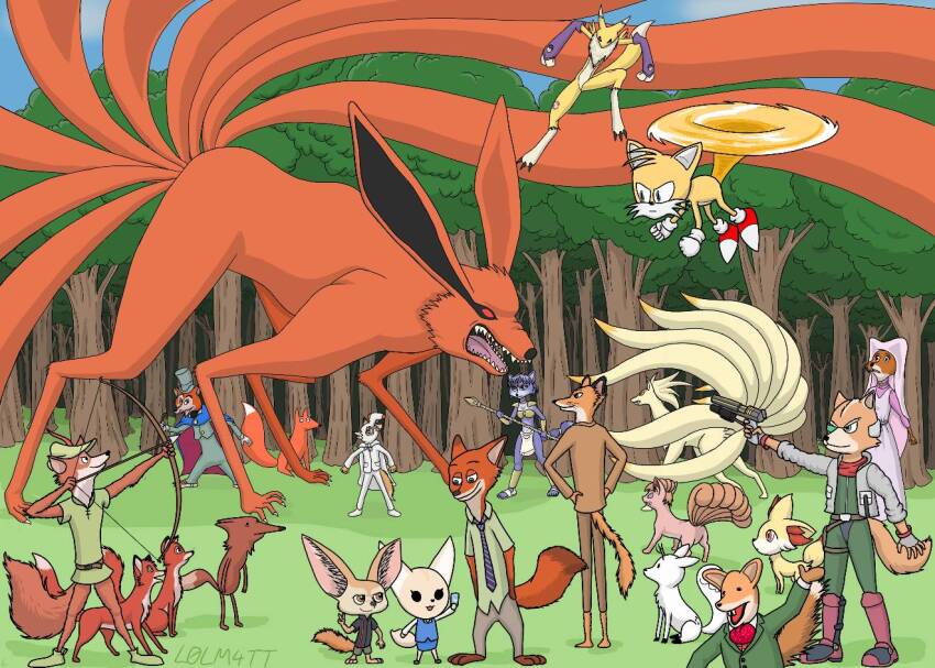 aggressive_retsuko animal fenneko fox gen_1_pokemon kitsune krystal kurama_(naruto) kyuubi maid_marian_(disney) multiple_tails naruto_(classic) naruto_(series) naruto_shippuuden ninetales nintendo non-web_source oversized_animal pokemon robin_hood_(disney_character) robin_hood_(disney_movie) sonic_(series) star_fox tail tails_(sonic) vulpix zootopia