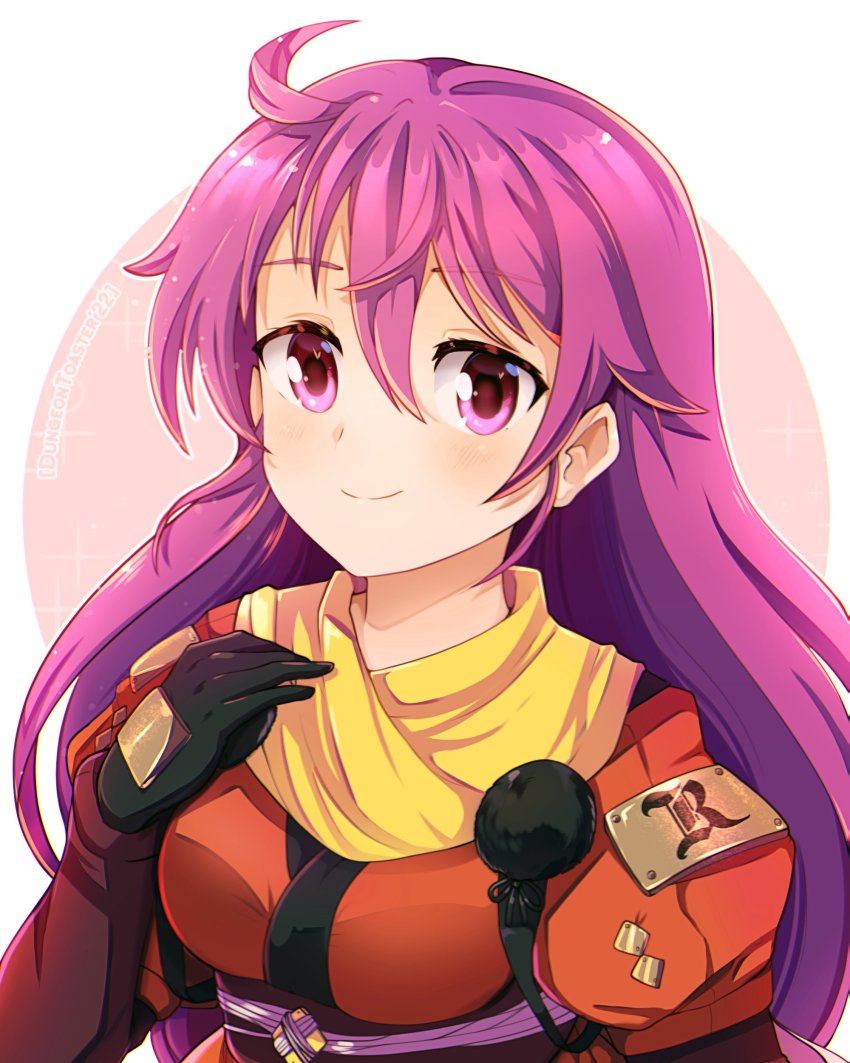 1girl absurdres dungeon_toaster highres kentou_kanami purple_eyes purple_hair rance_(series) solo