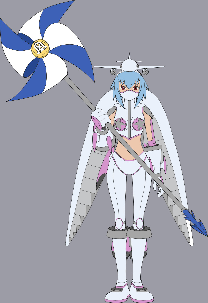 1girl absurdres armor digimon digimon_(creature) female_focus highres jetsilphymon looking_at_viewer mask solo transparent_background