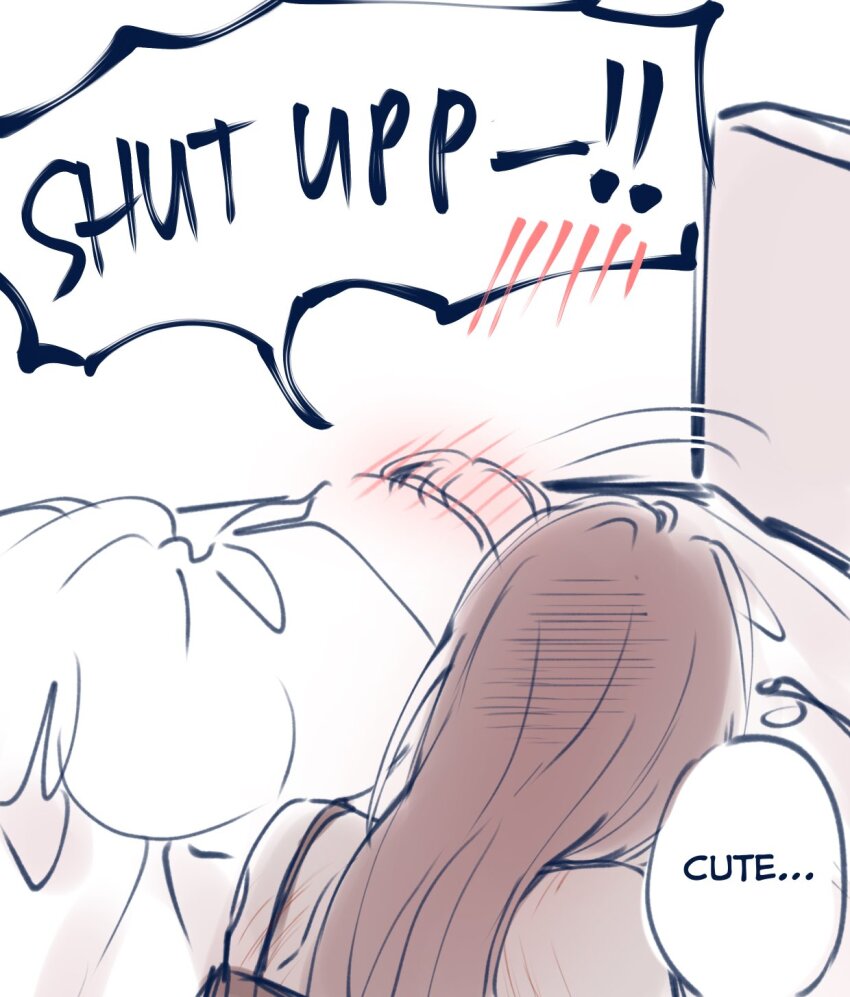 2girls blush_visible_through_hair bra commentary_request embarrassed english_text fujishima_megumi hiding highres link!_like!_love_live! long_hair love_live! mixed-language_commentary monochrome motion_lines multiple_girls otomune_kozue sepia shouting under_covers underwear vietnamese_commentary yuri zenma_trang