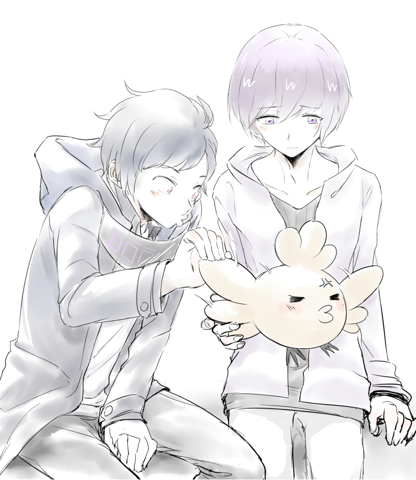amasawa_keisuke digimon digimon_story:_cyber_sleuth_hacker&#039;s_memory nogi_yu torikaraballmon