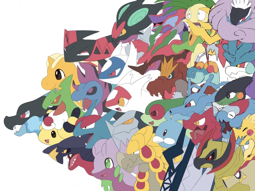 alolan_exeggutor alolan_form altaria ampharos antennae aqua_skin archaludon baxcalibur black_eyes black_sclera black_skin blue_eyes blue_fire blue_skin charizard colored_sclera colored_skin creatures_(company) cyclizar dracovish dracozolt dragalge dragapult dragon dragon_day dragonfly_wings dragonite drampa druddigon fangs fire fish flygon game_freak garchomp gen_1_pokemon gen_2_pokemon gen_3_pokemon gen_4_pokemon gen_5_pokemon gen_6_pokemon gen_7_pokemon gen_8_pokemon goodra gouging_fire green_eyes green_skin grey_skin haxorus highres horns hydra hydrapple hydreigon kingdra kommo-o latias latios legendary_pokemon lizard mega_ampharos mega_charizard_x mega_pokemon mega_sceptile multicolored_skin multiple_heads naganadel nintendo no_humans noivern orange_skin p9kfxaofqi54546 palm_tree pokemon pokemon_(creature) pokemon_focus purple_skin raging_bolt raptor red_eyes red_sclera red_skin red_wings salamence sceptile seahorse shark single_horn skin_fangs tree turtle turtonator two-tone_skin tyrannosaurus_rex tyrantrum ultra_beast velociraptor walking_wake white_eyes white_wings wings wyvern yellow_eyes yellow_sclera yellow_skin