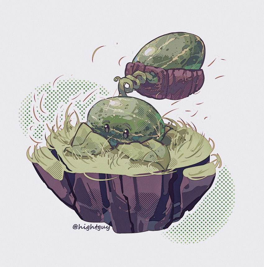 grass highres hightguy melon-pult_(plants_vs._zombies) no_humans plant plants_vs._zombies white_background