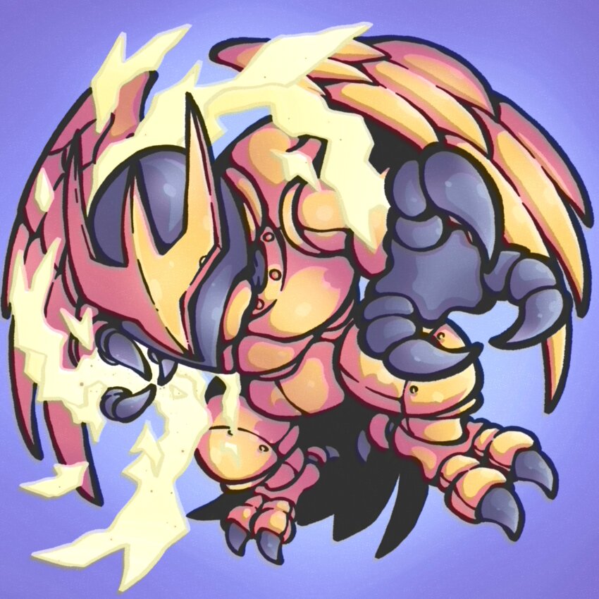 absurdres beak claws crossmon digimon digimon_(creature) highres solo wings