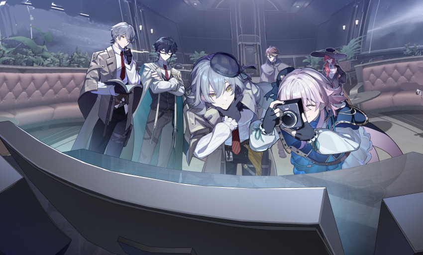 absurdres dan_heng_(honkai:_star_rail) highres himeko_(honkai:_star_rail) honkai:_star_rail honkai_(series) march_7th_(honkai:_star_rail) qian_qian_qian tagme trailblazer_(honkai:_star_rail) welt_yang