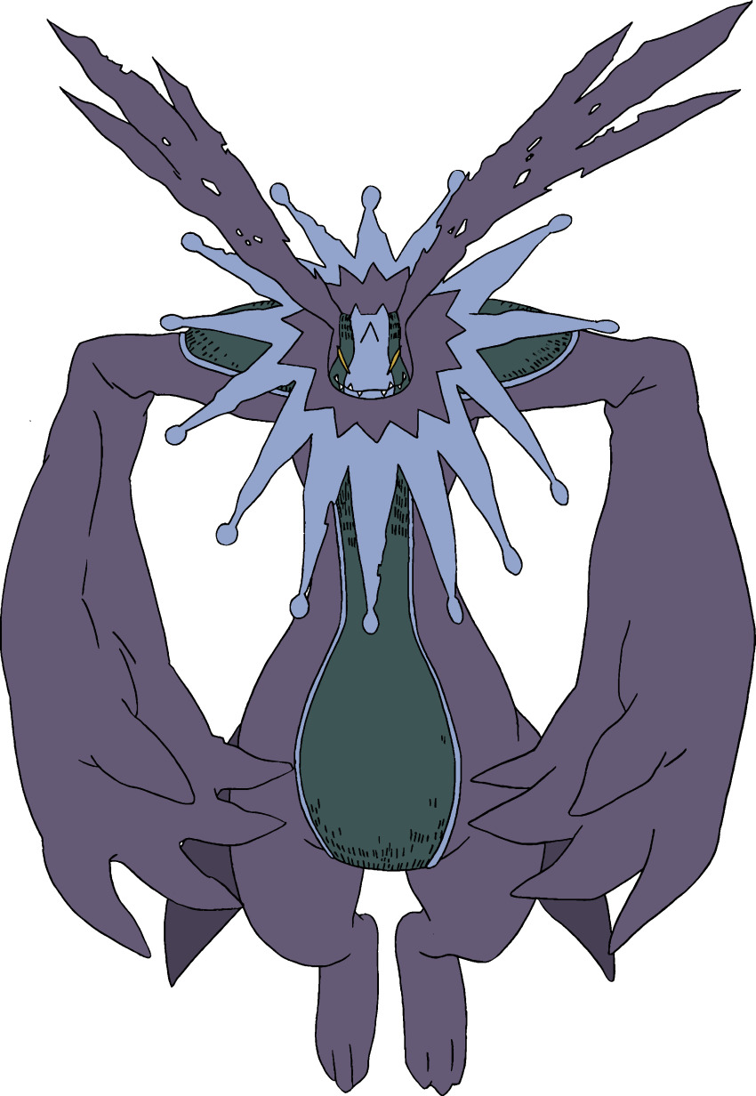 absurdres cherubimon cherubimon_(vice) corruption digimon digimon_(creature) highres horns solo yellow_eyes