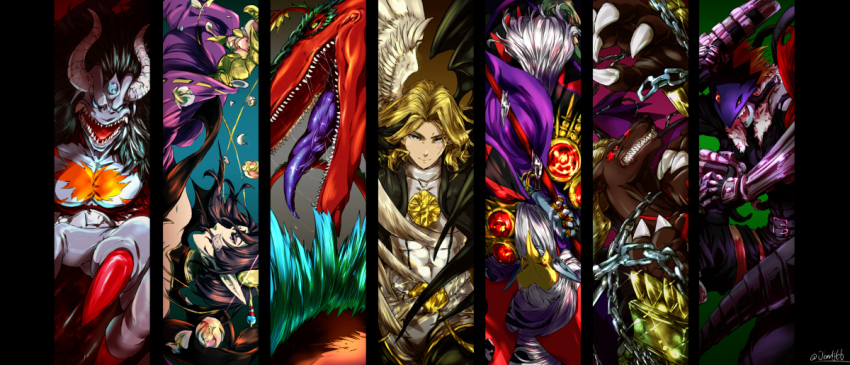 barbamon beelzebumon belphemon belphemon_rage_mode demon_(digimon) digimon digimon_(creature) leviamon lilithmon lucemon_falldown_mode seven_great_demon_lords tagme