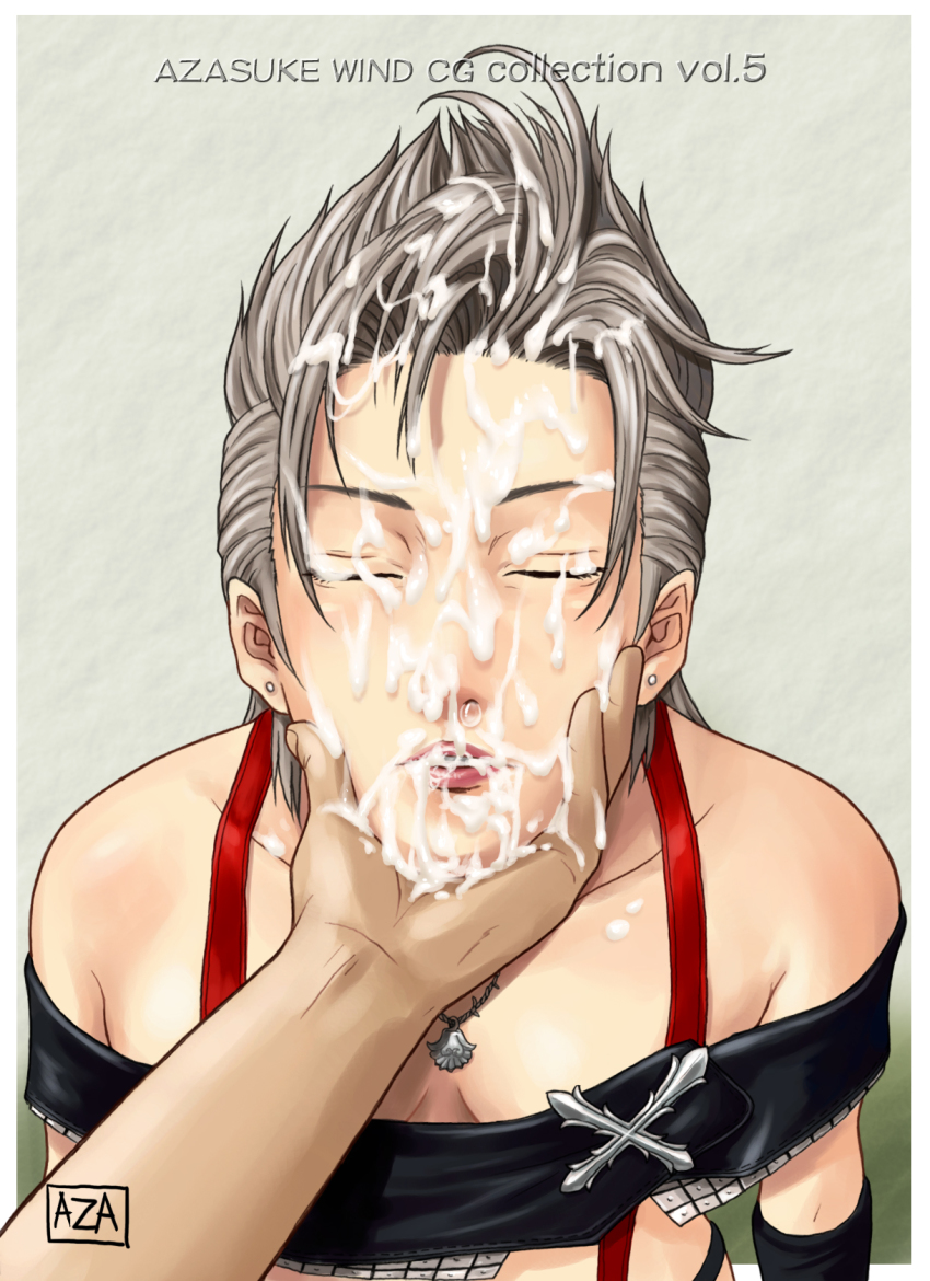 00s 1girl azasuke bubble bukkake cum cum_in_mouth cum_in_nose cum_on_body facial final_fantasy final_fantasy_x final_fantasy_x-2 highres paine