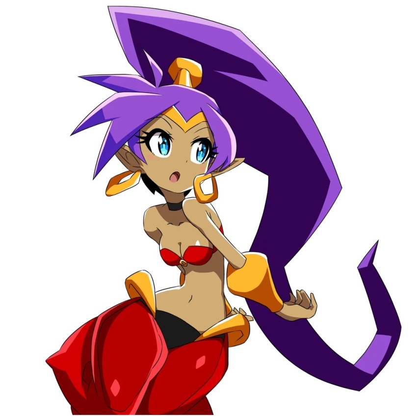1girl dancer dark-skinned_female dark_skin game_cg navel official_art shantae shantae_(series) source_request tagme