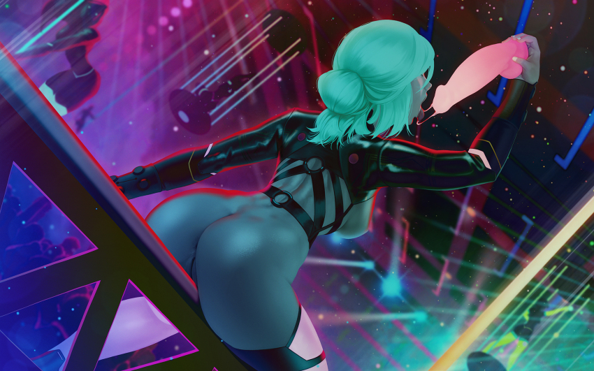 4girls anus anus_peek ass bottle breastless_clothes breasts ciri cleft_of_venus commentary company_connection cross cross_pasties cyberpunk_(series) cyberpunk_2077 dancing dildo dutch_angle english_commentary from_behind g-string hair_bun highres holding holding_bottle hot indoors leather medium_breasts multiple_girls neon_lights nightclub o-ring open_mouth pasties pole pole_dancing pouring pussy railing revealing_clothes sex_toy short_hair shrug_(clothing) sideboob silhouette single_hair_bun sitting solo_focus stripper stripper_pole the_witcher_(series) the_witcher_3 themaestronoob thighhighs thighs thong ultraviolet_light uncensored updo white_hair