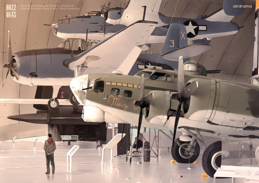 1boy aircraft airplane b-17 b-25 bad_id bad_pixiv_id bomber grumman_tbf_avenger military military_vehicle museum propeller real_life reconnaissance_aircraft rinota sr-71 sr-71_blackbird stealth stealth_aircraft turret vehicle_focus