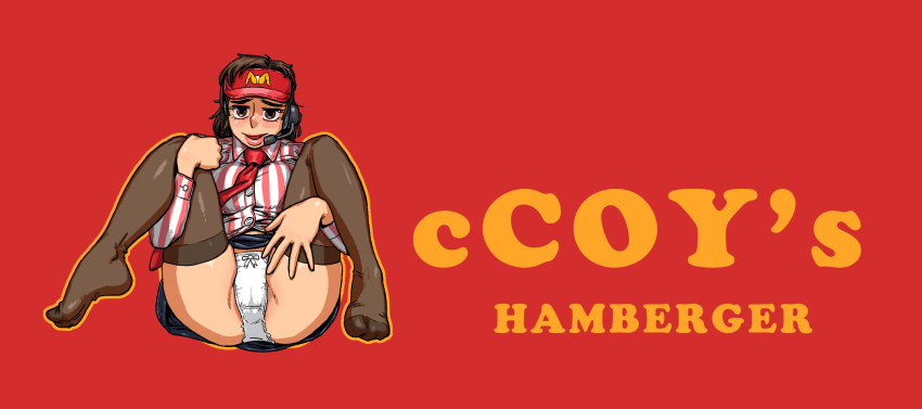 gogocherry hat highres mcdonald&#039;s server tagme unifom