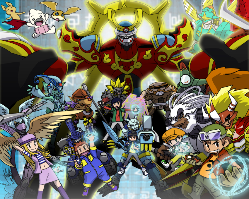 agnimon aldamon arbormon armor beowolfmon blitzmon blizzarmon blue_hair bokomon bolgmon chackmon digimon digimon_(creature) fairimon fins frog frog_girl grottemon helmet louwemon lucemon mask mercuremon monster_girl neamon ofanimon patamon ranamon short_hair shutumon susanoomon wings wolfmon