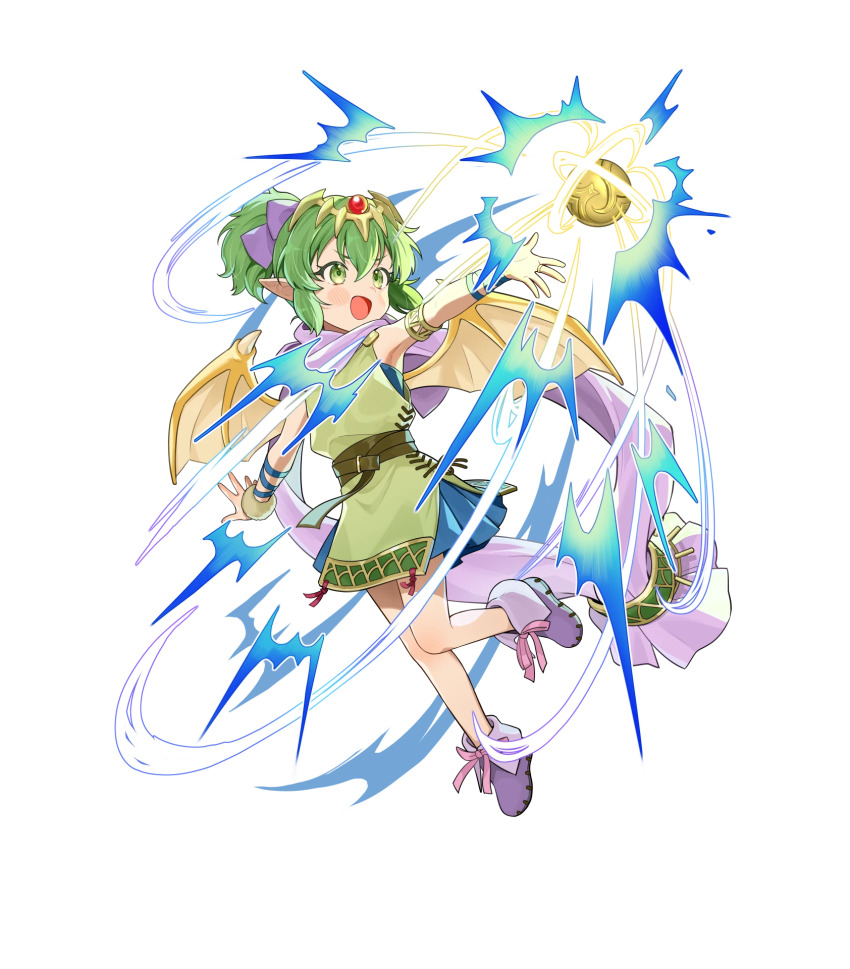 1girl aged_down armlet attack dragon dragon_girl dragon_wings fire_emblem fire_emblem:_mystery_of_the_emblem fire_emblem:_shadow_dragon_and_the_blade_of_light fire_emblem_heroes green_eyes green_hair highres holding holding_stuffed_toy jewelry nintendo non-web_source official_art open_mouth pendant pink_scarf pointy_ears ponytail scarf smile solo stuffed_animal stuffed_dragon stuffed_toy tiara tiki_(fire_emblem) tiki_(young)_(dragon&#039;s_progeny)_(fire_emblem) transparent_background v-shaped_eyebrows wings