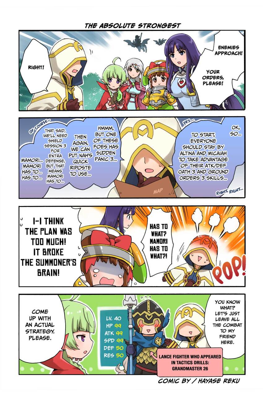 3others 5girls altina_(fire_emblem) arikawa_kinu armor artist_name braided_twintails brown_eyes brown_hair dragon dragonstone english_text fire_emblem fire_emblem:_radiant_dawn fire_emblem_awakening fire_emblem_heroes green_hair helmet highres holding holding_map holding_polearm holding_weapon hood hooded_coat kiran_(fire_emblem) long_hair map micaiah_(fire_emblem) micaiah_(queen_of_dawn)_(fire_emblem) minamoto_mamori multiple_girls multiple_others nah_(fire_emblem) nintendo official_art polearm purple_eyes purple_hair ribbon speech_bubble stats tokyo_mirage_sessions_fe weapon winged_helmet wyvern yellow_eyes