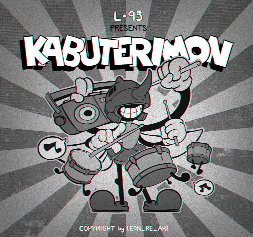 digimon digimon_(creature) horns kabuterimon looney_tunes marvin_the_martian one-man_band rubber_hose solo teeth warner_bros