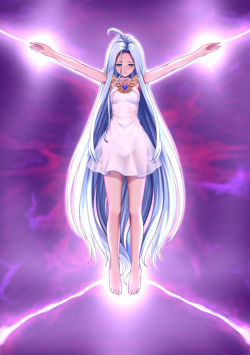 absurdres blue_hair granblue_fantasy highres lyria_(granblue_fantasy) missil_art_(pixiv) restrained tagme