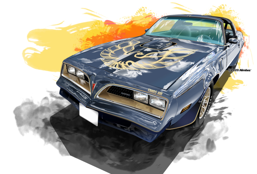 artist_name car from_above logo motor_vehicle nimbus_goldbrum no_humans original pontiac pontiac_firebird solo vehicle_focus windshield