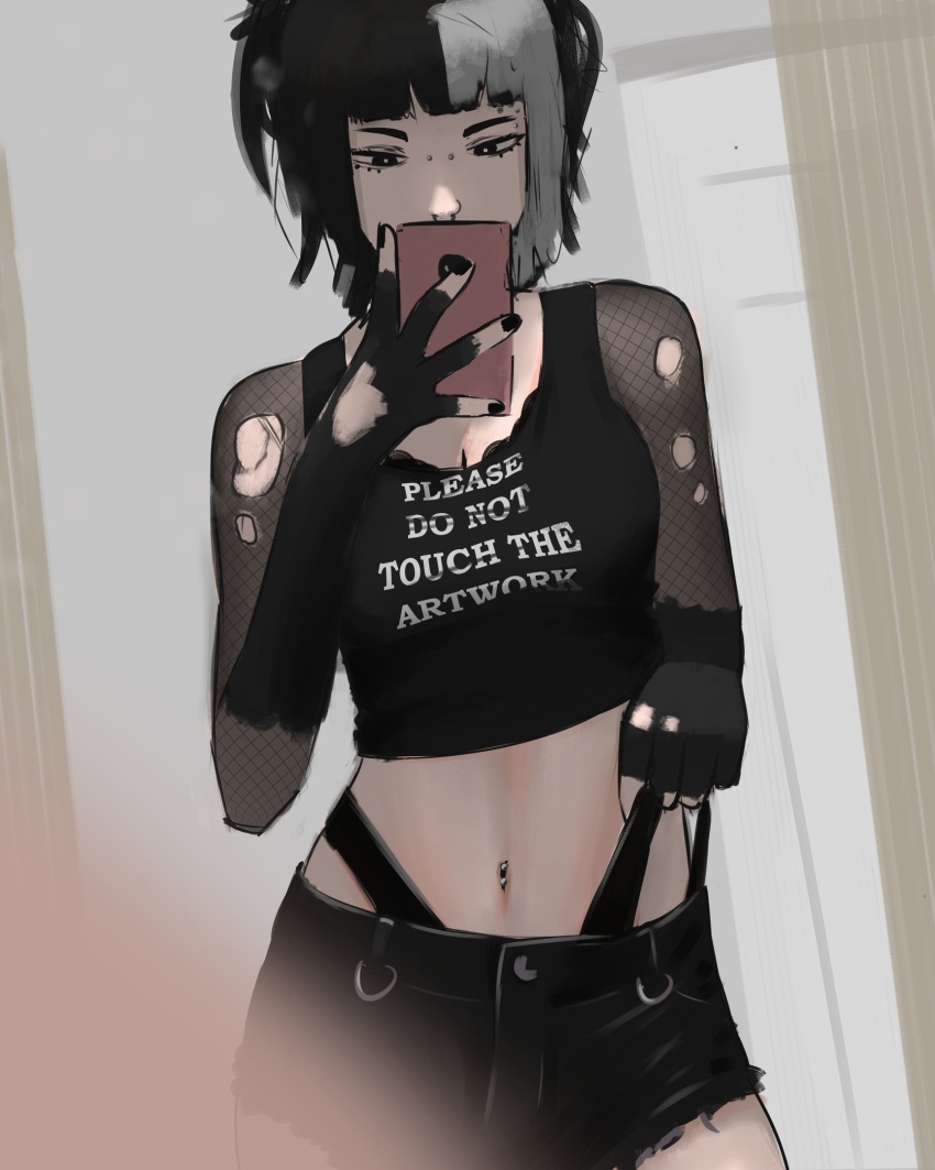 colored_bangs e-girl highres mika_(veyonis) tagme veyonis
